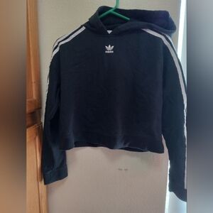 Adidas crop top sweatshirt size small